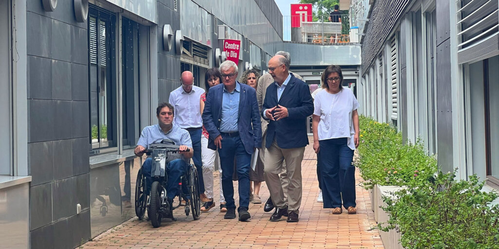El Secretari de Treball, Francisco Ramos, i el Director d'Economia Social i Solidària de la Generalitat de Catalunya, David Bonvehí, visiten LaFACT