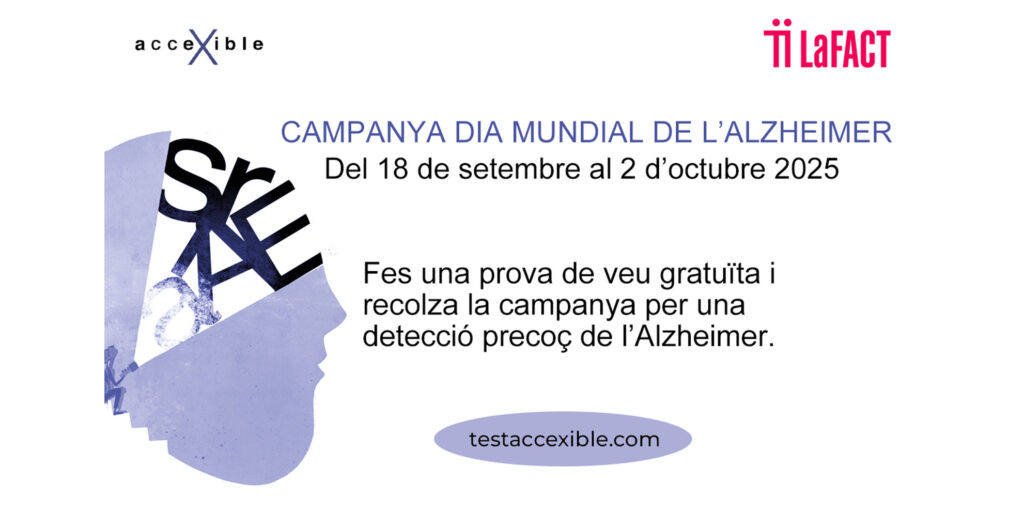 LaFACT se suma a una campanya de visibilització i prevenció contra l'Alzheimer